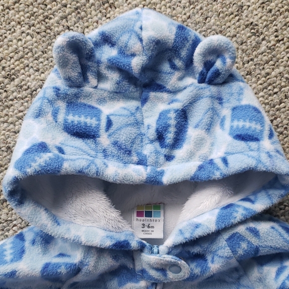 Sport Print Fleece Snowsuit - Picture 2 of 4
